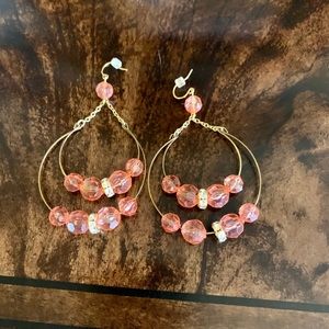 Pink Bebe Earrings